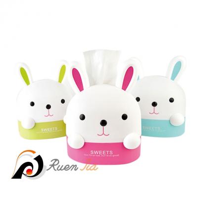 兔子紙巾筒/兔子面紙盒/中秋禮品